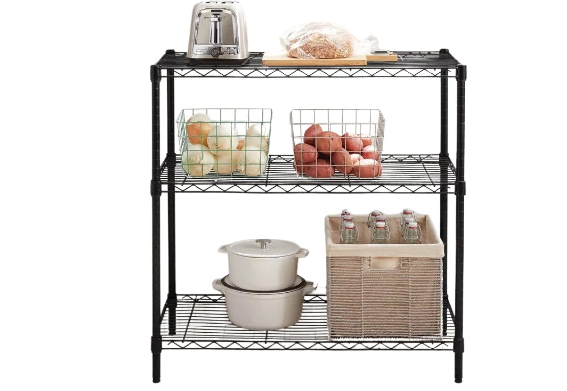 Brightroom 3-Tier Wide Shelving Unit