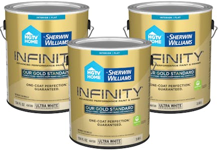 3 HGTV Sherwin Williams Paint Cans