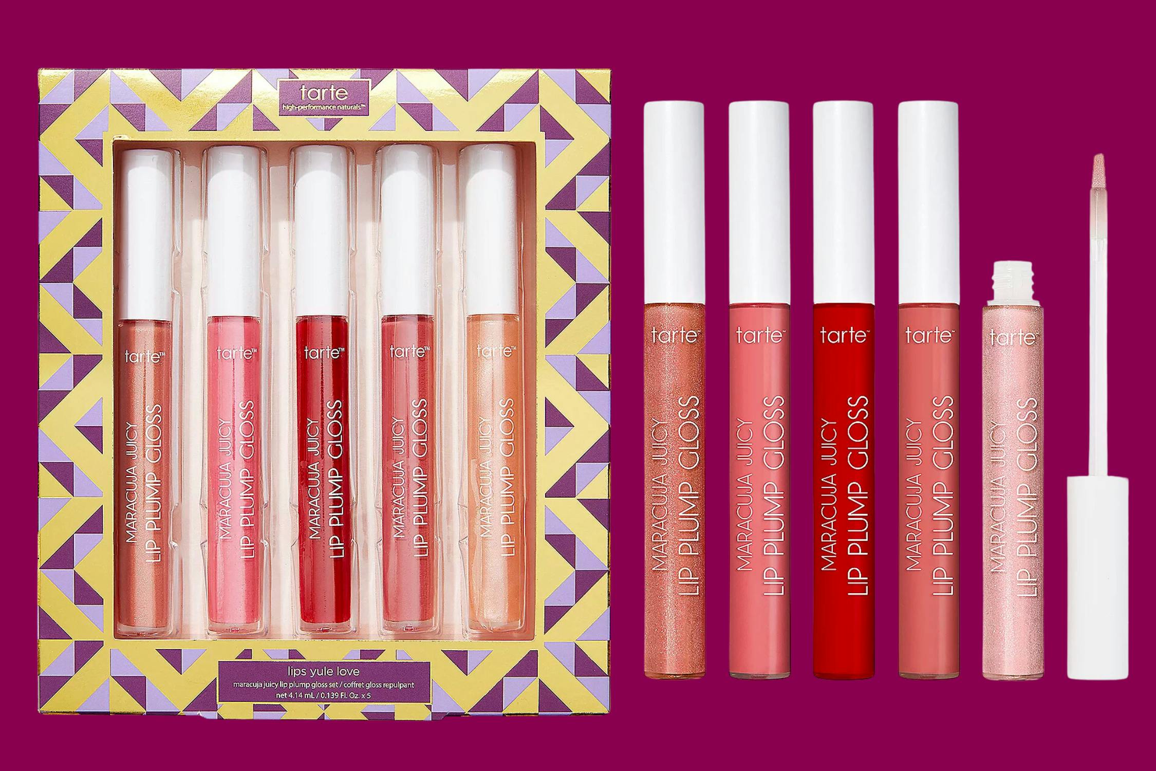 Tarte 5-Pack Maracuja Juicy Lip Plump Gloss, $27 Shipped - The Krazy ...