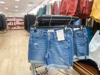 kohls Sonoma Goods for Life Women's High-Waisted Denim Shorts store image 2021 1