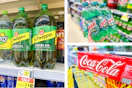 schweppes mountain dew coca cola collage