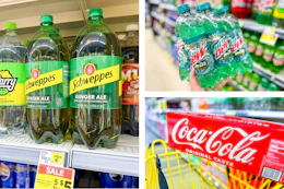 schweppes mountain dew coca cola collage