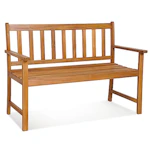 Acacia Wood Outdoor Bench