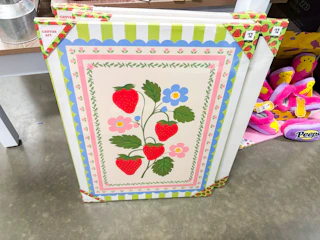 dollar general strawberry wall art