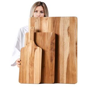 Teak Wood Cutting Board Set