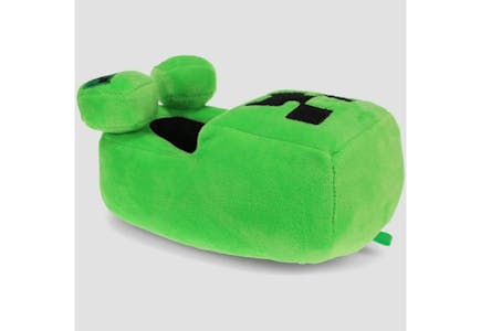 Minecraft Kids' Creeper Slippers