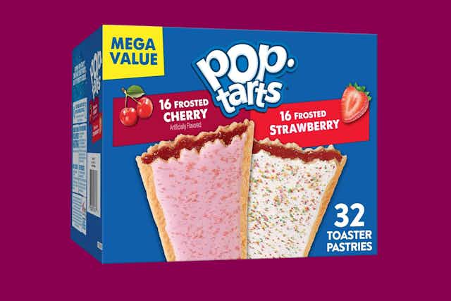 Pop-Tarts Toaster Pastries 32-Pack, as Low as $6.29 on Amazon card image