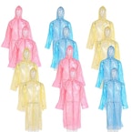 Disposable Rain Ponchos 12-Pack