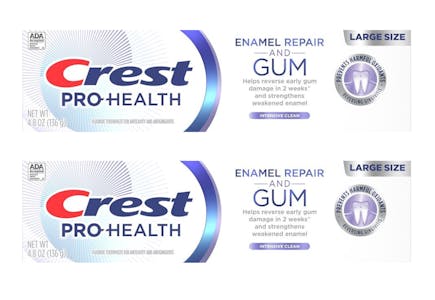 2 Crest Premium Toothpastes