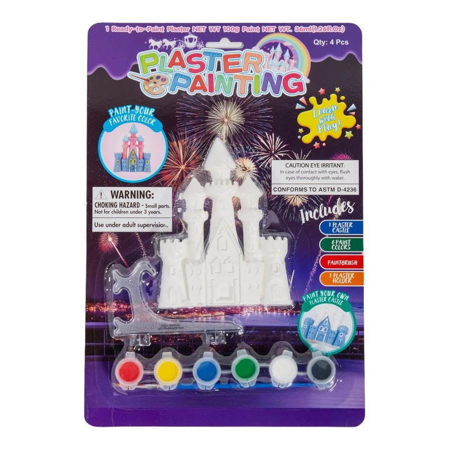 DIY Castle Painting & Play Set