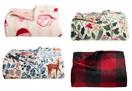 The Big One Holiday Throw Blanket