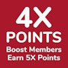 FRIDAY ONLY 4X Points on Purchases on 1/23 excluding Gift Cards.