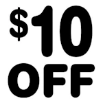 $10.00 off