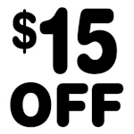 $15.00 off