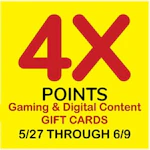 Get 4x POINTS