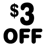 $3.00 off*
