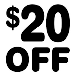 $20.00 off