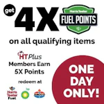 Friday, August 21 - Get 4X Fuel Points