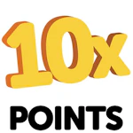 Earn 10X Points*