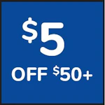 Save $5.00 When You Spend $50.00