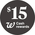 Earn $15 W Cash rewards on $45+ spent on select Oral B/Crest items*