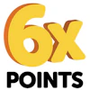 Earn 6X Points*