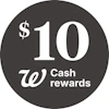 Earn $10 W Cash rewards each time you spend $25+ on Walgreens brand vitamins online