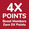 FRI ONLY 4X Points on Purchases on 7/17 excluding Gift Cards. Points will load within 24 hrs