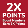 FRI-SUN 2X Points on Purchases 7/17 - 7/19 excluding Gift Cards. Points load within 24 hrs