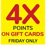 Get 4x POINTS