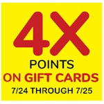 Get 4x POINTS
