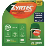 $2 OFF ZYRTEC ALLERGY RELIEF