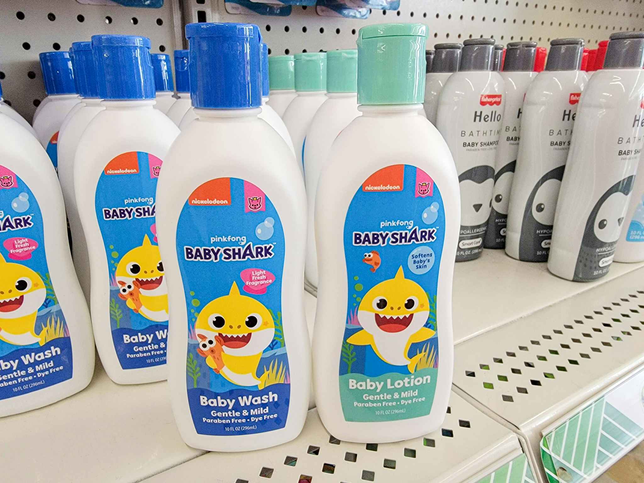 baby shark baby wash and lotion