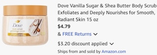 amazon-dove-body-scrub-cart