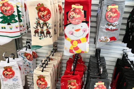 Shine Women's Holiday Crew Socks