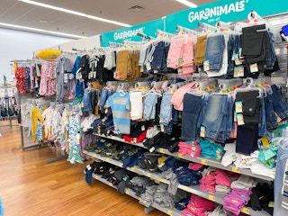 walmart garanimals baby pants area shot