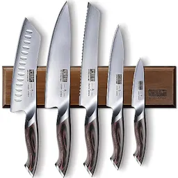 Knife Set with Magnetic Holder