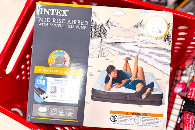 Intex Queen Air Mattress, Only $23.74 at Target card image