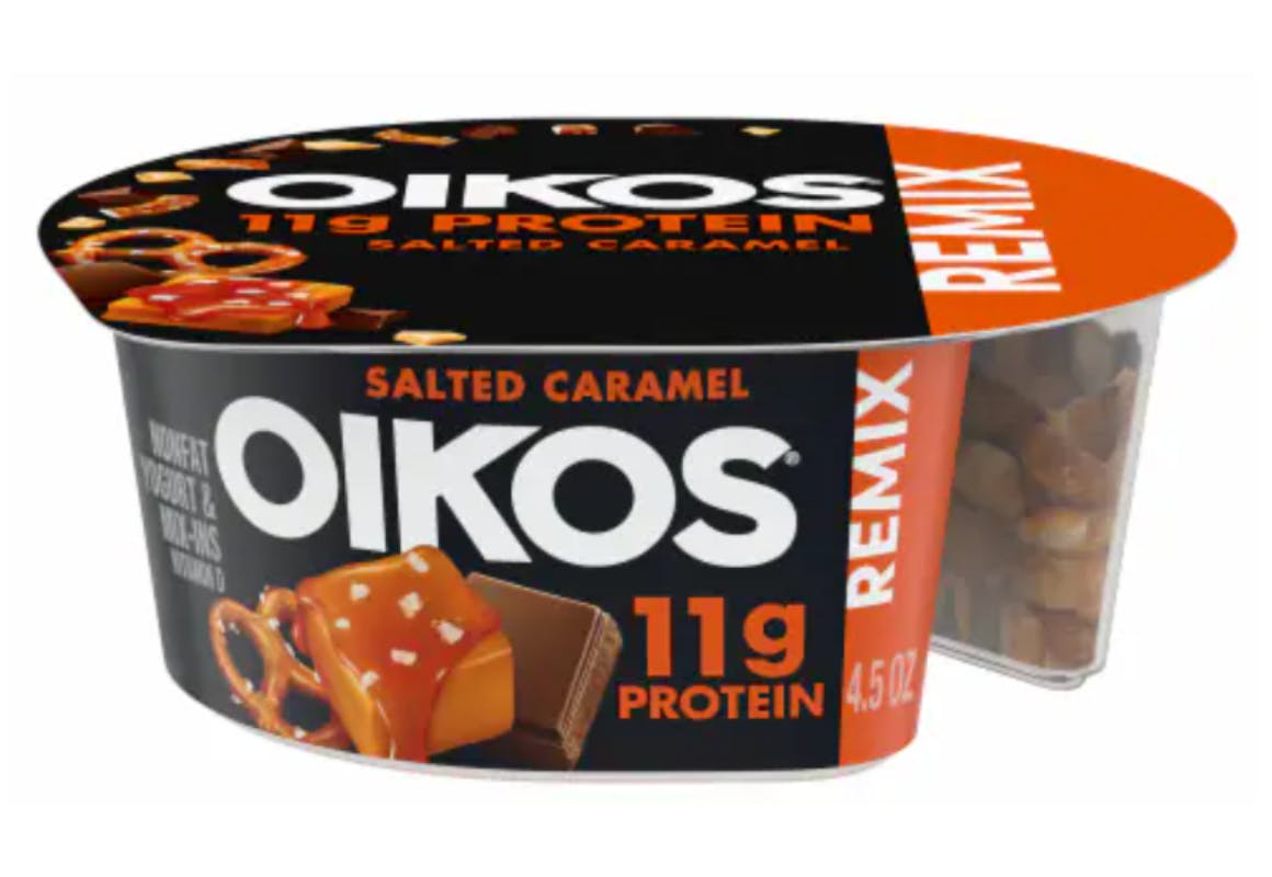 2 Dannon Oikos Remix Yogurt Cups