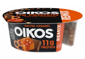 2 Dannon Oikos Remix Yogurt Cups