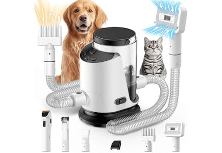 Dog Grooming Vacuum Set