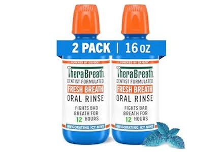 TheraBreath Mouthwash 2-Pack