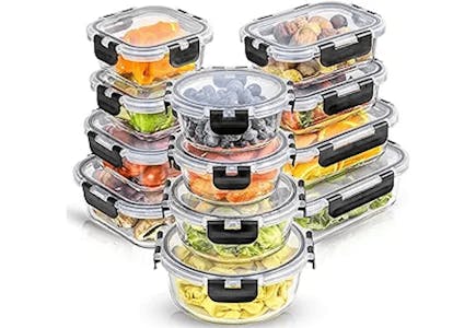 Food Storage Containers 24-Piece Set