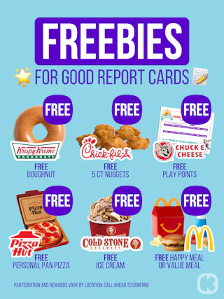 Freebies for good report cards 2026 version