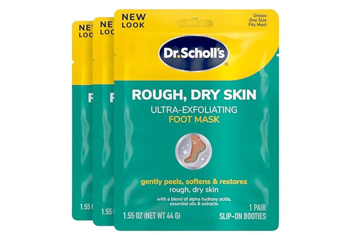 2 Dr. Scholl's Foot Mask Packs