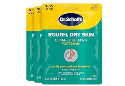 2 Dr. Scholl's Foot Mask Packs