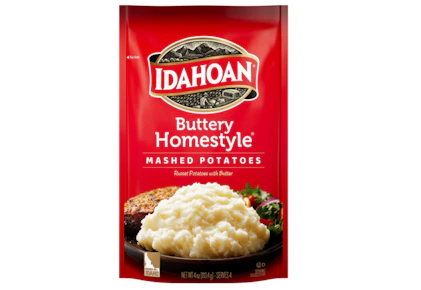 4 Idahoan Mashed Potatoes Pouches