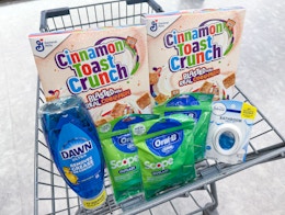 febreze dawn general mills cereal oral-b items in walgreens cart