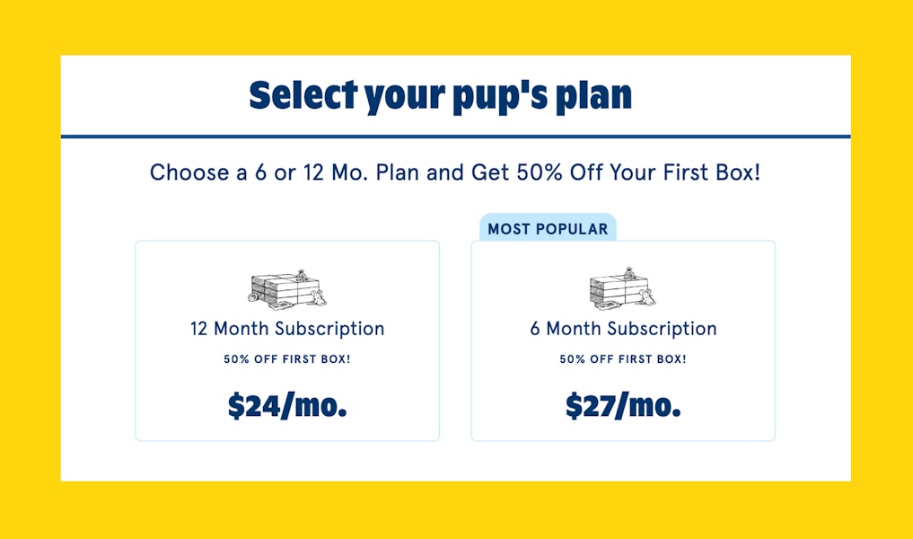 BarkBox Plans