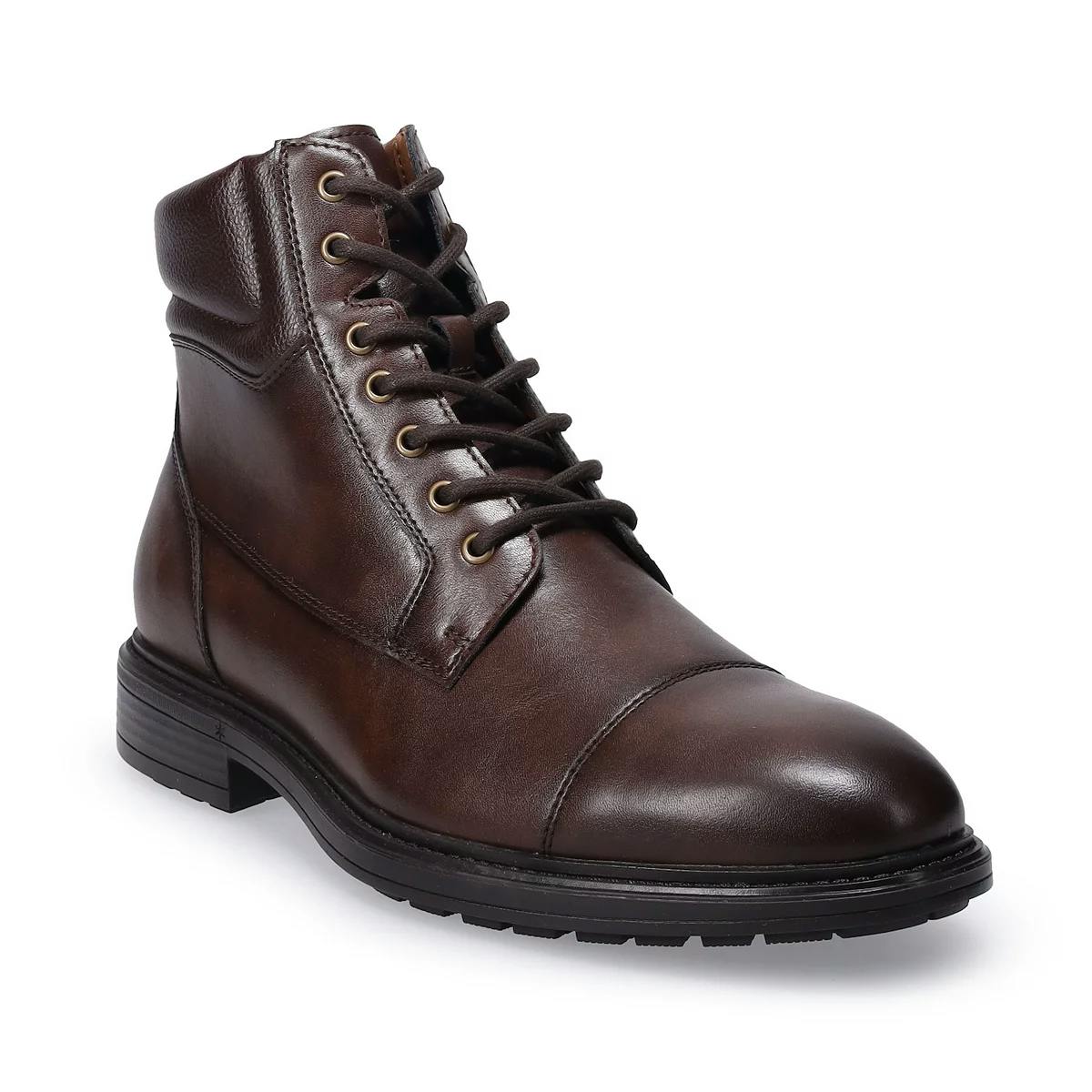 Men's Memory Foam Lace-Up Boots
